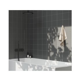   Ravak Espirit falba süllyesztett csaptelep szettel, háromutas, belső egység nélkül ES 068.20BLM.O3.RB07D.+S, matt fekete