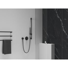   Ravak Espirit falba szüllyesztett csaptelep, egyutas, belső egységgel ES 062.20BLM.O1, matt fekete