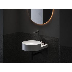   Ravak Eleganta álló mosdócsaptelep 335 mm leeresztő nélkül EL 015.20BLM, matt fekete