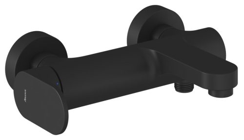 Ravak Eleganta fali kádcsaptelep zuhanyszett nélkül EL 022.20BLM, matt fekete