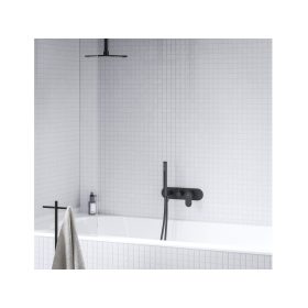   Ravak Eleganta falba süllyesztett csaptelep szettel, háromutas, belső egység nélkül EL 068.20BLM.O3.RB07D.+S, matt fekete