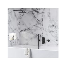   Ravak Eleganta falba süllyesztett csaptelep, háromutas, belső egység nélkül EL 068.20BLM.O3.RB07F, matt fekete