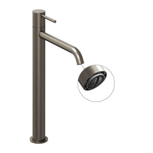 Ravak Espirit álló mosdócsaptelep 340 mm leeresztő nélkül ES 015.20GB, grafit