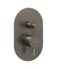 Ravak Espirit falba süllyesztet csaptelep, automatikus kétutas, belső egységgel ES 061.20GB.O2, grafit
