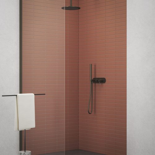 Ravak Espirit falba süllyesztett csaptelep szettel, kétutas, belső egység nélkül ES 065.20GB.O2.RB07D.+S, grafit