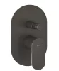 Ravak Eleganta falba süllyesztet csaptelep, automatikus, kétutas, belső egységgel EL 061.20GB.O2, grafit