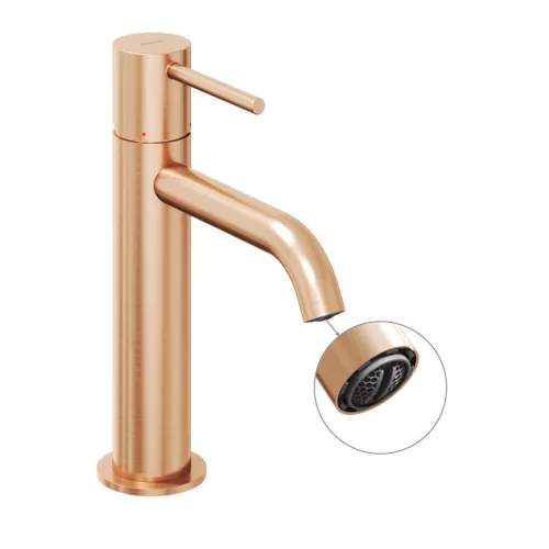Ravak Espirit álló mosdócsaptelep 190 mm leeresztő nélkül ES 012.60RGB, rose gold