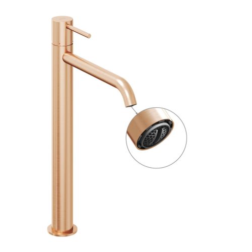 Ravak Espirit álló mosdócsaptelep 340 mm leeresztő nélkül ES 015.60RGB, rose gold