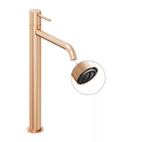 Ravak Espirit álló mosdócsaptelep 340 mm leeresztő nélkül ES 015.60RGB, rose gold