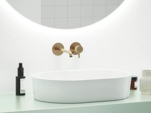 Ravak Espirit falba süllyesztett mosdócsaptelep belső egység nélkül ES 019.60RGB.O1.RB07B, rose gold