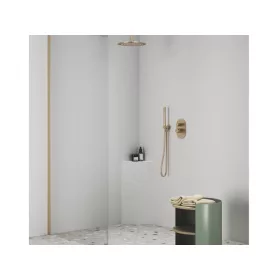   Ravak Espirit falba süllyesztett csaptelep, kétutas, belső egység nélkül ES 065.60RGB.O2.RB07E, rose gold