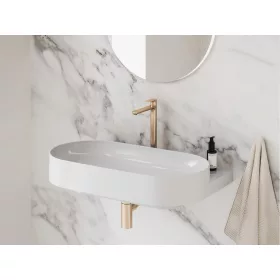   Ravak Eleganta álló mosdócsaptelep 335 mm leeresztő nélkül EL 015.60RGB, rose gold