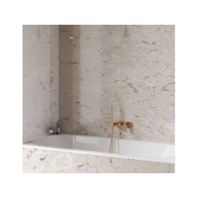   Ravak Elaganta falba süllyesztett csaptelep szettel, háromutas, belső egység nélkül EL 068.60RGB.O3.RB07D.+S, rose gold