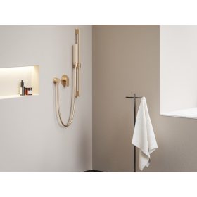   Ravak Eleganta falba szüllyesztett csaptelep, egyutas, belső egységgel EL 062.60RGB, rose gold