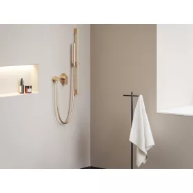   Ravak Eleganta falba szüllyesztett csaptelep, egyutas, belső egységgel EL 062.60RGB, rose gold