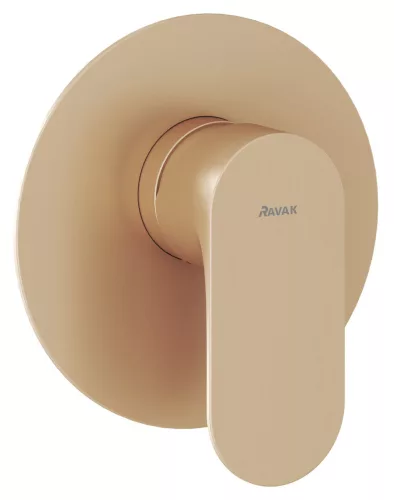 Ravak Eleganta falba szüllyesztett csaptelep, egyutas, belső egységgel EL 062.60RGB, rose gold