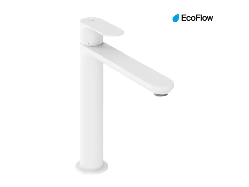 Ravak Eleganta álló mosdócsaptelep 220 mm leeresztő nélkül EL 014.10WV, White Velvet
