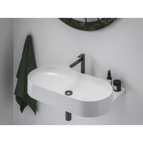   Ravak Eleganta álló mosdócsaptelep 220 mm leeresztő nélkül EL 014.20GB, grafit