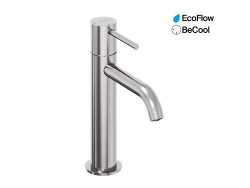 Ravak Espirit álló mosdócsaptelep BeCool 190 mm leeresztő nélkül ES 012.01CR, Chrome