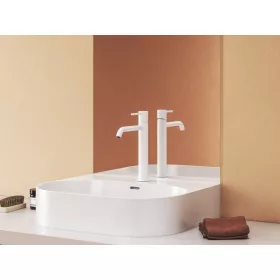   Ravak Espirit álló mosdócsaptelep BeCool 250 mm leeresztő nélkül ES 014.11WV, White Velvet