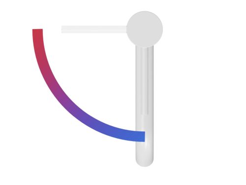 Ravak Espirit álló mosdócsaptelep BeCool 250 mm leeresztő nélkül ES 014.11WV, White Velvet