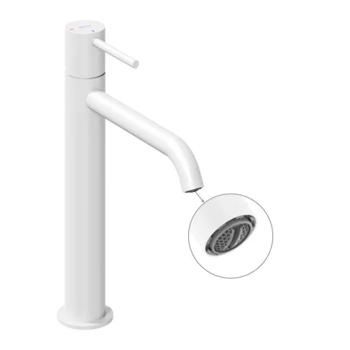 Ravak Espirit álló mosdócsaptelep BeCool 250 mm leeresztő nélkül ES 014.11WV, White Velvet