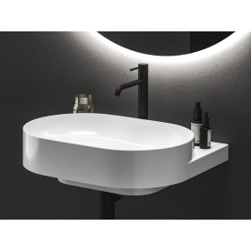   Ravak Espirit álló mosdócsaptelep BeCool 250 mm leeresztő nélkül ES 014.21BM, matt fekete