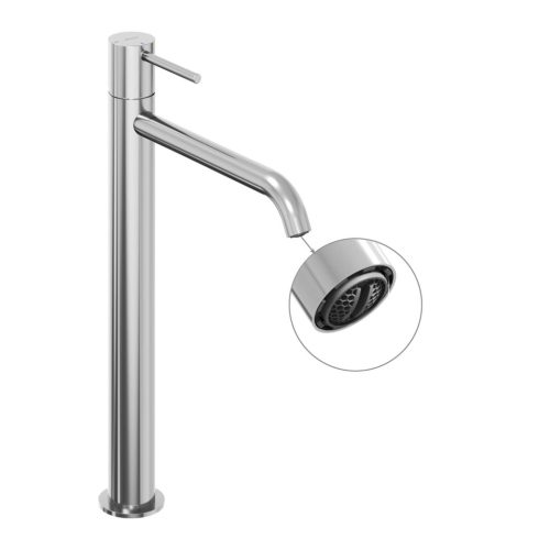 Ravak Espirit álló mosdócsaptelep BeCool 340 mm leeresztő nélkül ES 015.01CR, króm