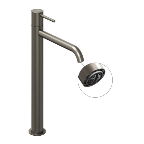 Ravak Espirit álló mosdócsaptelep BeCool 340 mm leeresztő nélkül ES 015.21GB, grafit