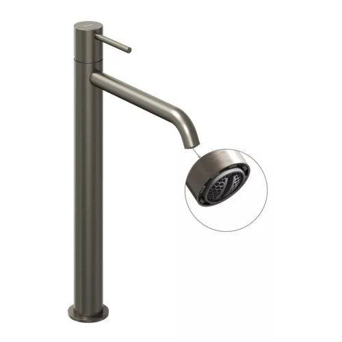 Ravak Espirit álló mosdócsaptelep BeCool 340 mm leeresztő nélkül ES 015.21GB, grafit
