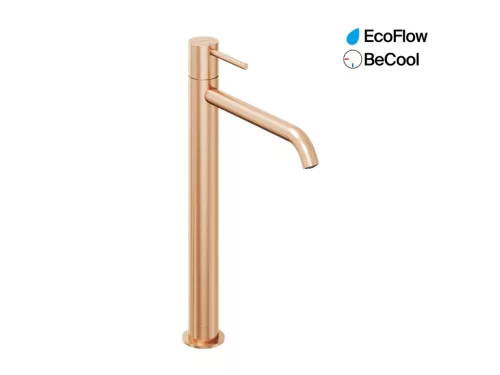 Ravak Espirit álló mosdócsaptelep BeCool 340 mm leeresztő nélkül ES 015.61RGB, rose gold