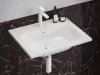 Ravak Eleganta álló mosdócsaptelep BeCool 174 mm leeresztő nélkül EL 012.11WV, White Velvet