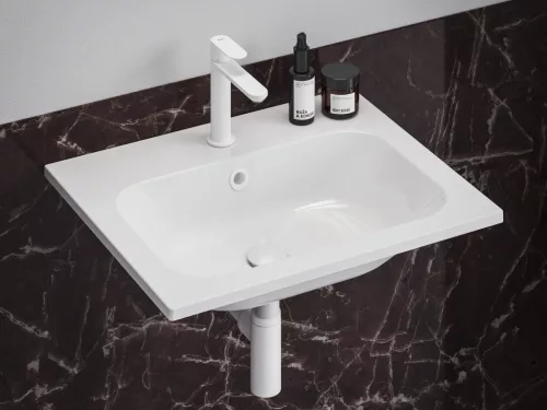 Ravak Eleganta álló mosdócsaptelep BeCool 174 mm leeresztő nélkül EL 012.11WV, White Velvet