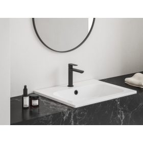   Ravak Eleganta álló mosdócsaptelep BeCool 174 mm leeresztő nélkül EL 012.21BLM, matt fekete