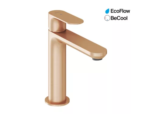 Ravak Eleganta álló mosdócsaptelep BeCool 174 mm leeresztő nélkül EL 012.61RGB, rose gold