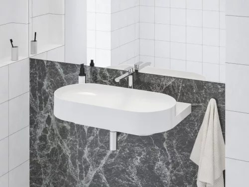 Ravak Eleganta álló mosdócsaptelep BeCool 220 mm leeresztő nélkül EL 014.01CR, Chrome