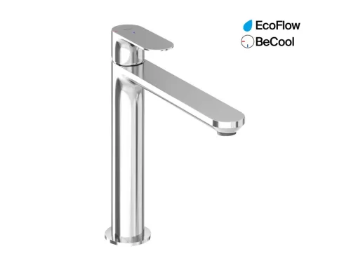Ravak Eleganta álló mosdócsaptelep BeCool 220 mm leeresztő nélkül EL 014.01CR, Chrome
