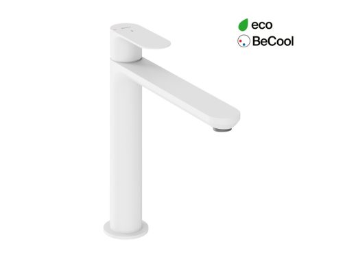 Ravak Eleganta álló mosdócsaptelep BeCool 220 mm leeresztő nélkül EL 014.11WV, White Velvet