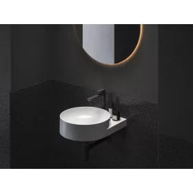   Ravak Eleganta álló mosdócsaptelep BeCool 220 mm leeresztő nélkül EL 014.21BLM, matt fekete