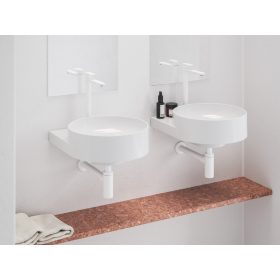   Ravak Eleganta álló mosdócsaptelep BeCool 335 mm leeresztő nélkül EL 015.11WV, White Velvet