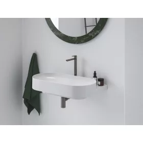   Ravak Eleganta álló mosdócsaptelep BeCool 335 mm leeresztő nélkül EL 015.21GB, grafit
