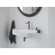 Ravak Eleganta álló mosdócsaptelep BeCool 335 mm leeresztő nélkül EL 015.21GB, grafit