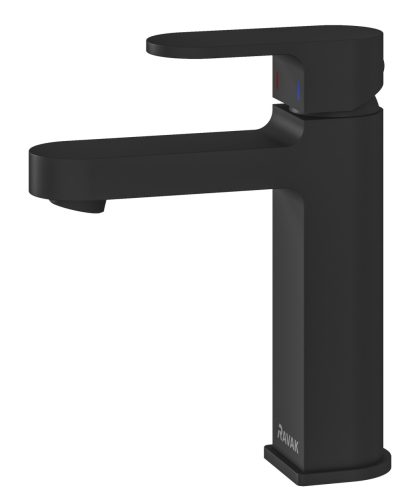 Ravak Chrome mosdócsaptelep 180 mm lefolyó nélkül CR 014.20BL, fekete