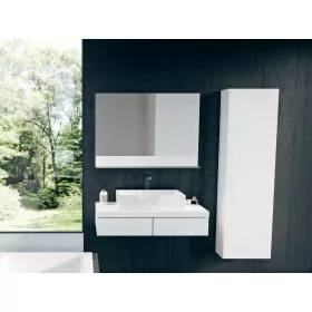   Ravak Chrome mosdócsaptelep 310 mm lefolyó nélkül CR 015.20BL, fekete