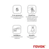 Ravak Chrome mosdócsaptelep 310 mm lefolyó nélkül CR 015.20BL, fekete