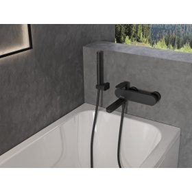   Ravak Chrome kádcsaptelep szett nélkül CR 022.20BL, fekete