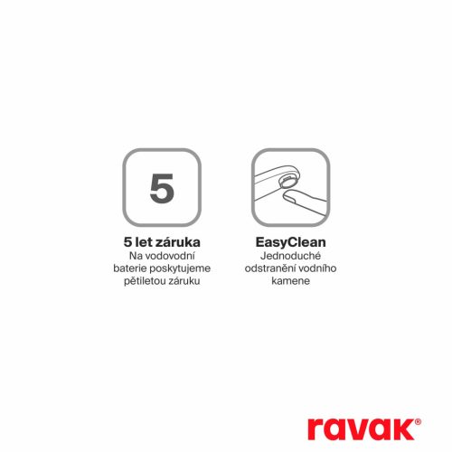 Ravak Padlón álló kádcsaptelep FM 082.00CR.RB07A, króm (R-box nélkül)