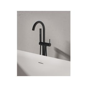   Ravak Padlón álló kádcsaptelep FM 082.20BLM.RB07A, matt fekete (R-box nélkül)