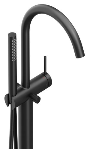 Ravak Padlón álló kádcsaptelep FM 082.20BLM.RB07A, matt fekete (R-box nélkül)