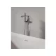 Ravak Flat padlón álló kádcsaptelep szettel FL 080.00CR.RB07A, króm